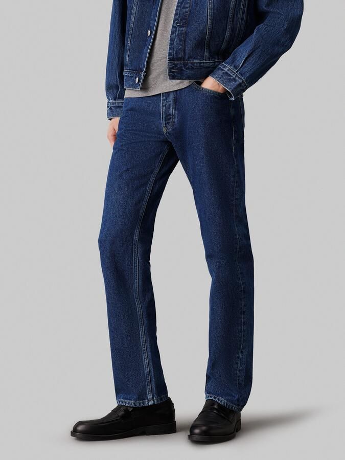 Calvin Klein Jeans Klassieke Straight Fit Heren Jeans Blue Heren - Foto 4