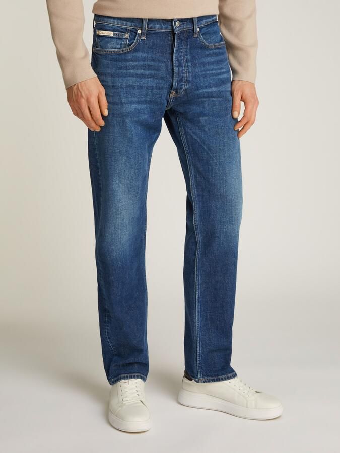 Calvin Klein Straight jeans STANDARD STRAIGHT Muntzakje logo borduursel - Foto 6