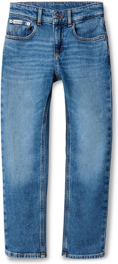 Calvin Klein Straight jeans Straight voor kinderen tot 16 jaar used-look - Foto 6