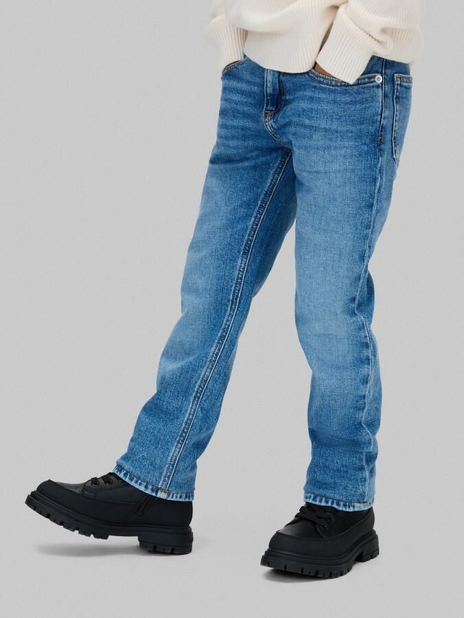 Calvin Klein Straight jeans Straight voor kinderen tot 16 jaar used-look - Foto 5