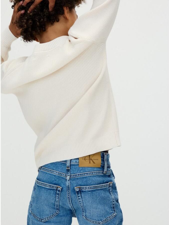 Calvin Klein Straight jeans Straight voor kinderen tot 16 jaar used-look