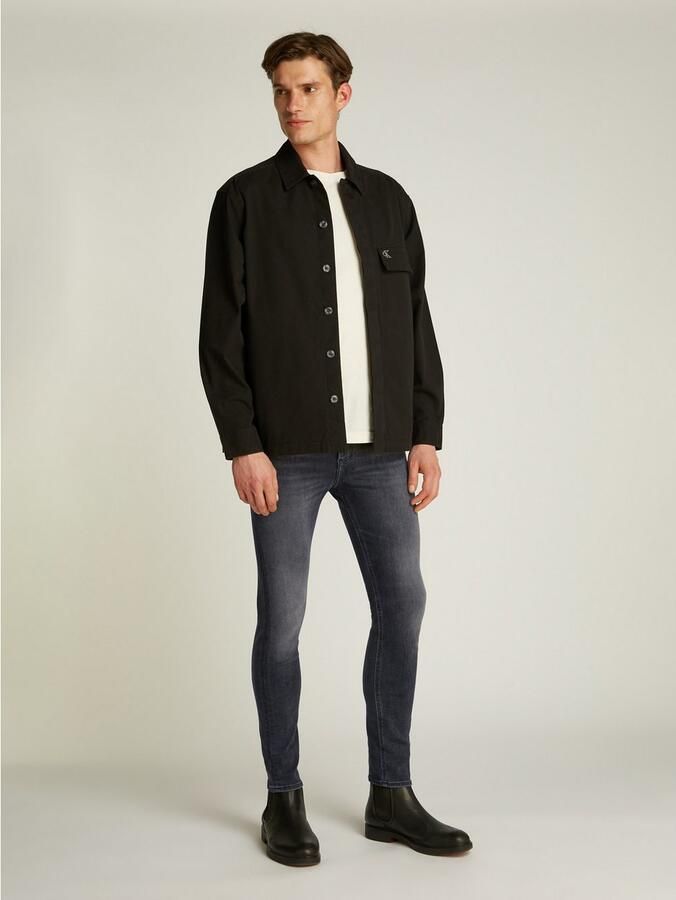 Calvin Klein Stretch jeans Skinny Muntzakje logo borduursel - Foto 3