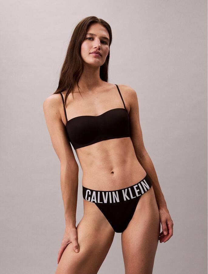 Calvin Klein String HIGH LEG THONG hoge beenopening brede band met logo-opschrift - Foto 2