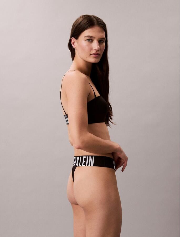 Calvin Klein String HIGH LEG THONG hoge beenopening brede band met logo-opschrift - Foto 3