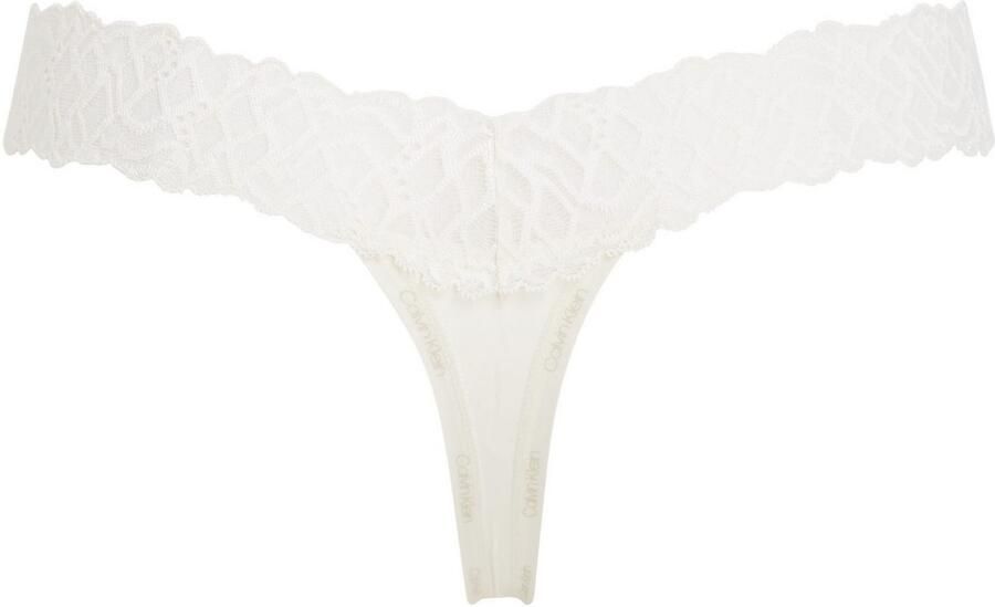 Calvin Klein Stringtanga THONG met kant op de band - Foto 5