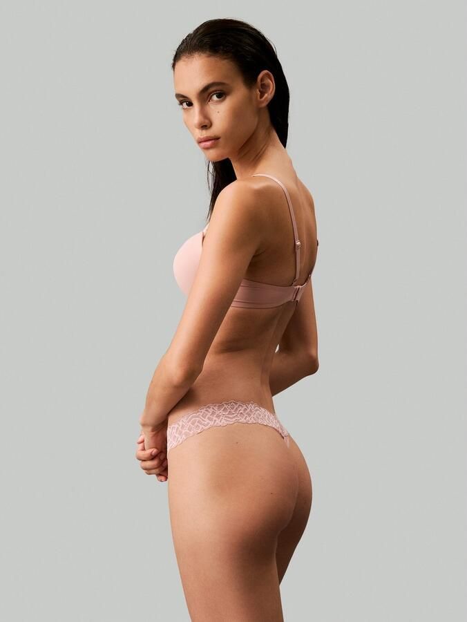 Calvin Klein Underwear String met kant model 'THONG' - Foto 2