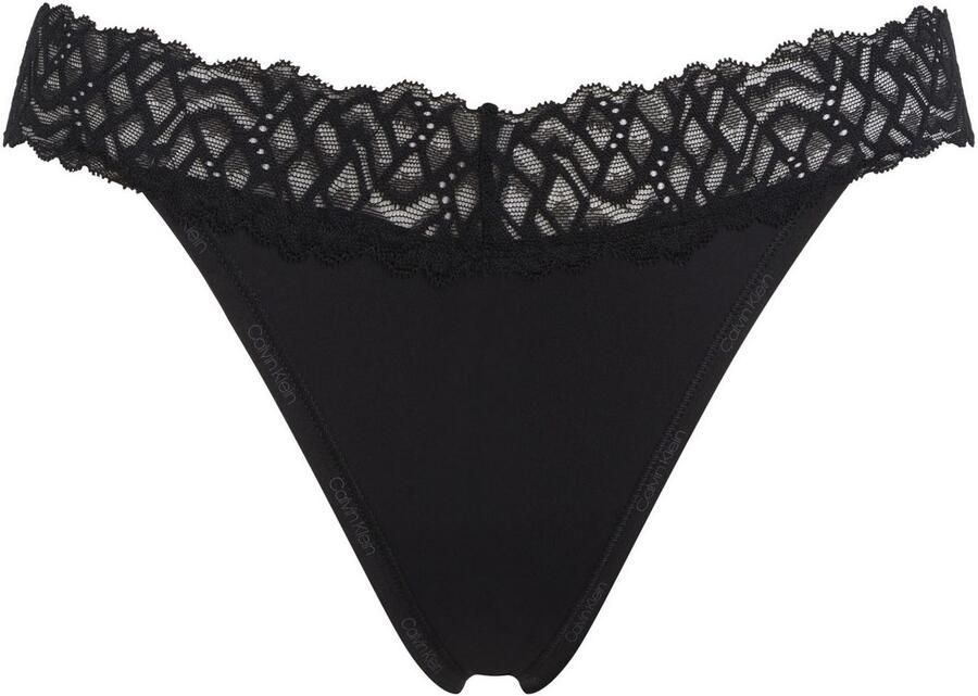 Calvin Klein Stringtanga THONG met kant op de band - Foto 7