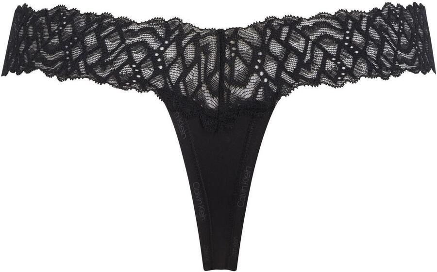 Calvin Klein Stringtanga THONG met kant op de band - Foto 6