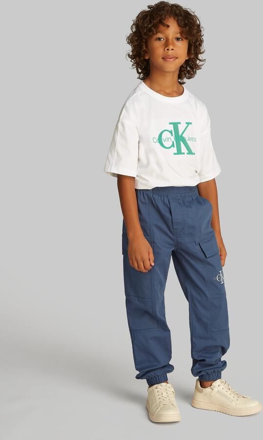 Calvin Klein Sweatbroek ESSENTIAL WOVEN CARGO PANTS voor kinderen tot 16 jaar met logo-print - Foto 4