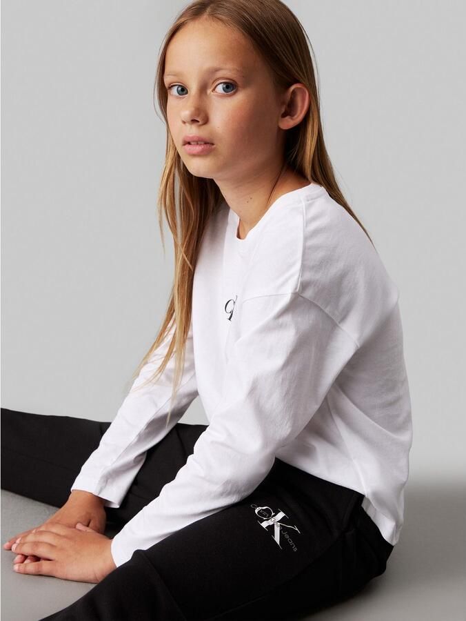 Calvin Klein Sweatbroek MONOGRAM LOGO SWEATPANTS voor kinderen tot 16 jaar - Foto 12