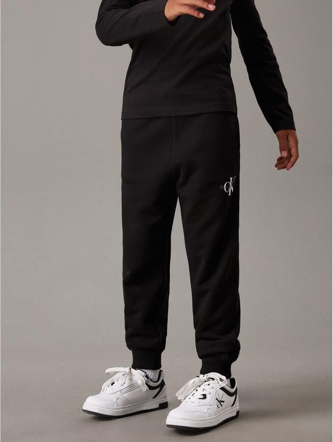 Calvin Klein Sweatbroek MONOGRAM LOGO SWEATPANTS voor kinderen tot 16 jaar - Foto 5