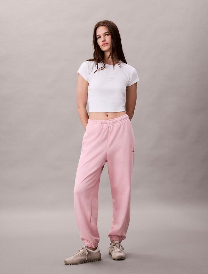 Calvin Klein Sweatbroek MONOLOGO FRENCH TERRY JOGGER - Foto 6