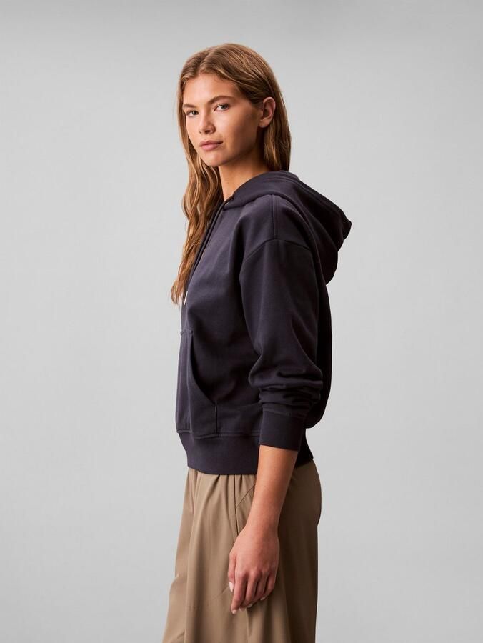 Calvin Klein Sweatshirt Capuchon met trekkoord regular fit logo-opdruk - Foto 3