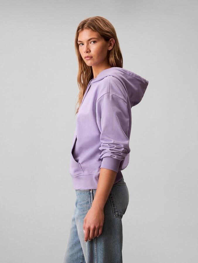 Calvin Klein Sweatshirt Capuchon met trekkoord regular fit logo-opdruk - Foto 3