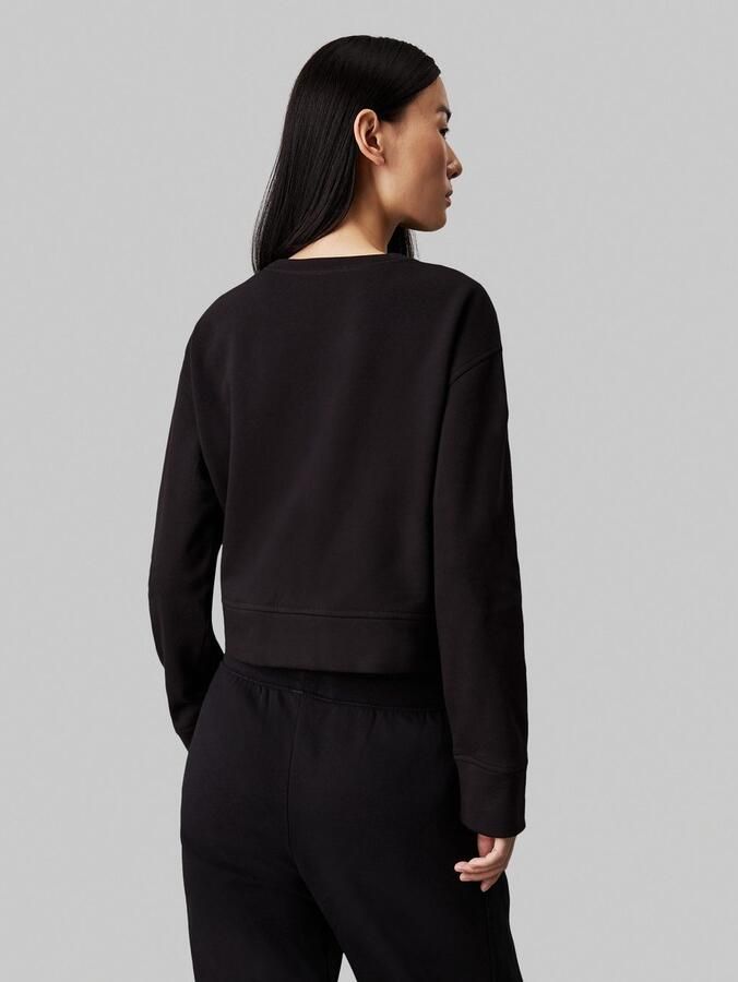 Calvin Klein Sweatshirt CREW PULLOVER met contraststrepen - Foto 3