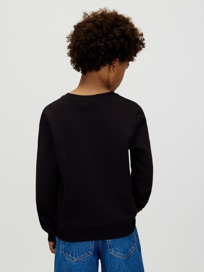 Calvin Klein Sweatshirt FESTIVE MONO SWEATSHIRT voor kinderen tot 16 jaar applicatie - Foto 6