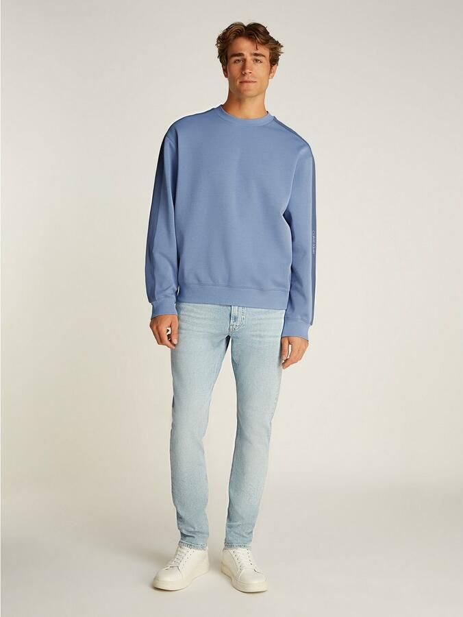 Calvin Klein Sweatshirt LOGO TAPE CREW NECK met logo-band aan de mouwen - Foto 3