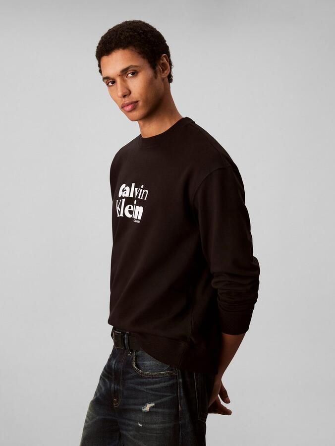 Calvin Klein Sweatshirt LS EU 350TERRY CALVIN BOLD GRAPH - Foto 3