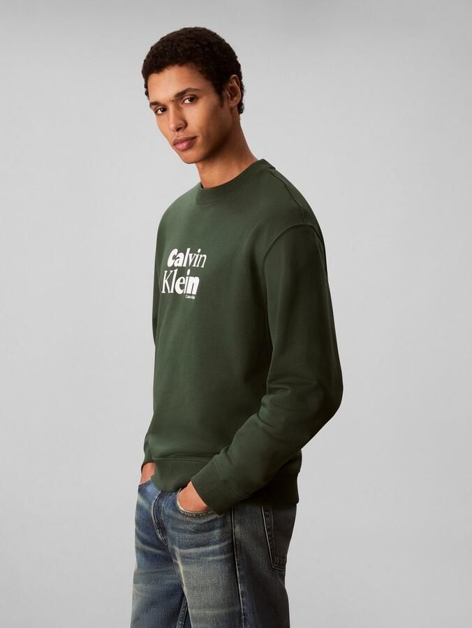 Calvin Klein Sweatshirt LS EU 350TERRY CALVIN BOLD GRAPH - Foto 3
