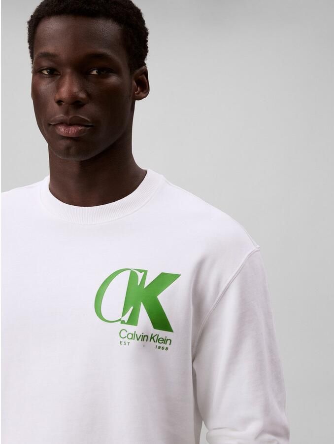 Calvin Klein Sweatshirt LS EU 350TERRY CK OVERLAP GRAPHI - Foto 2