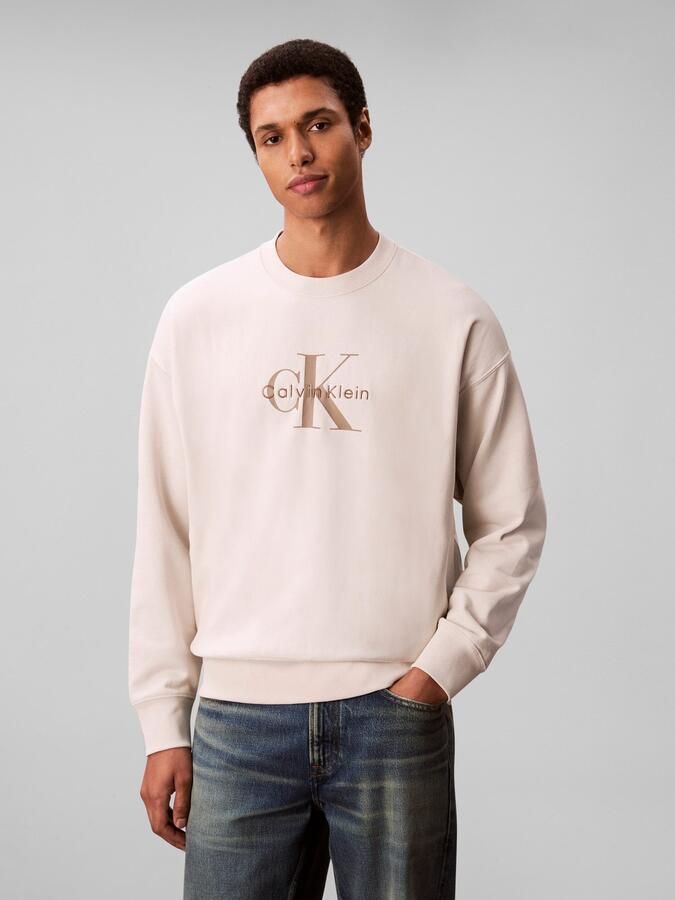 Calvin Klein Jeans Regular fit sweatshirt met logoprint model 'Terry' - Foto 4