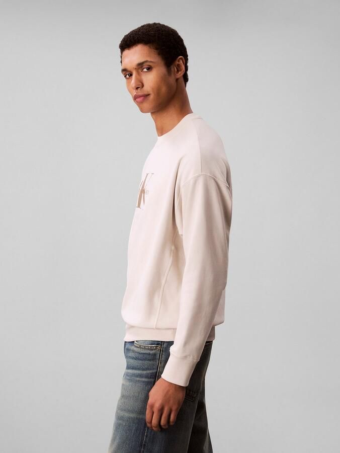 Calvin Klein Jeans Regular fit sweatshirt met logoprint model 'Terry'