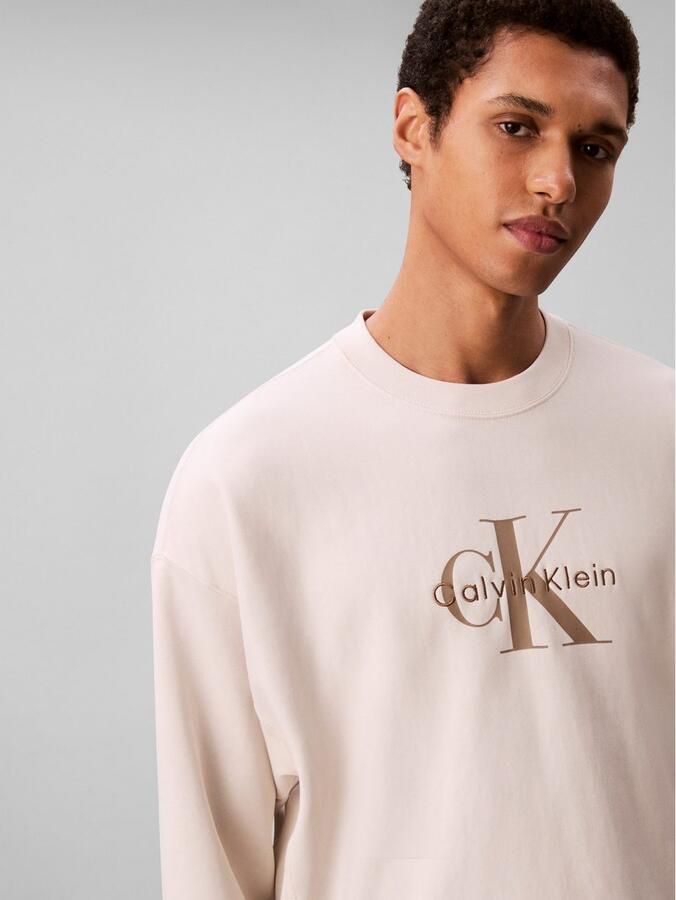 Calvin Klein Jeans Regular fit sweatshirt met logoprint model 'Terry' - Foto 2