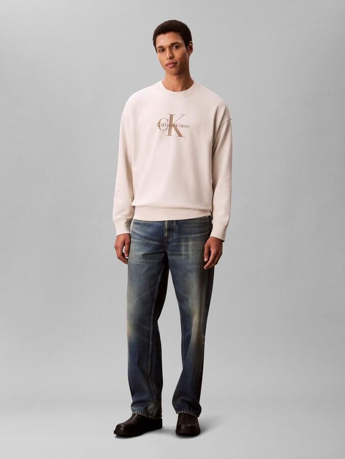 Calvin Klein Jeans Regular fit sweatshirt met logoprint model 'Terry' - Foto 3