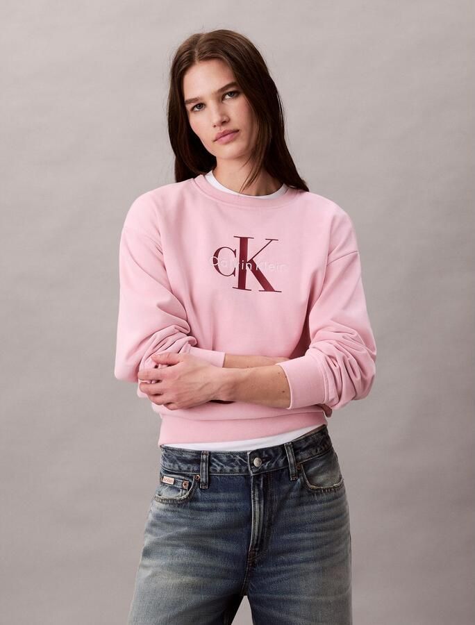 Calvin Klein Jeans Sweater LS MONOLOGO FRENCH TERRY - Foto 4
