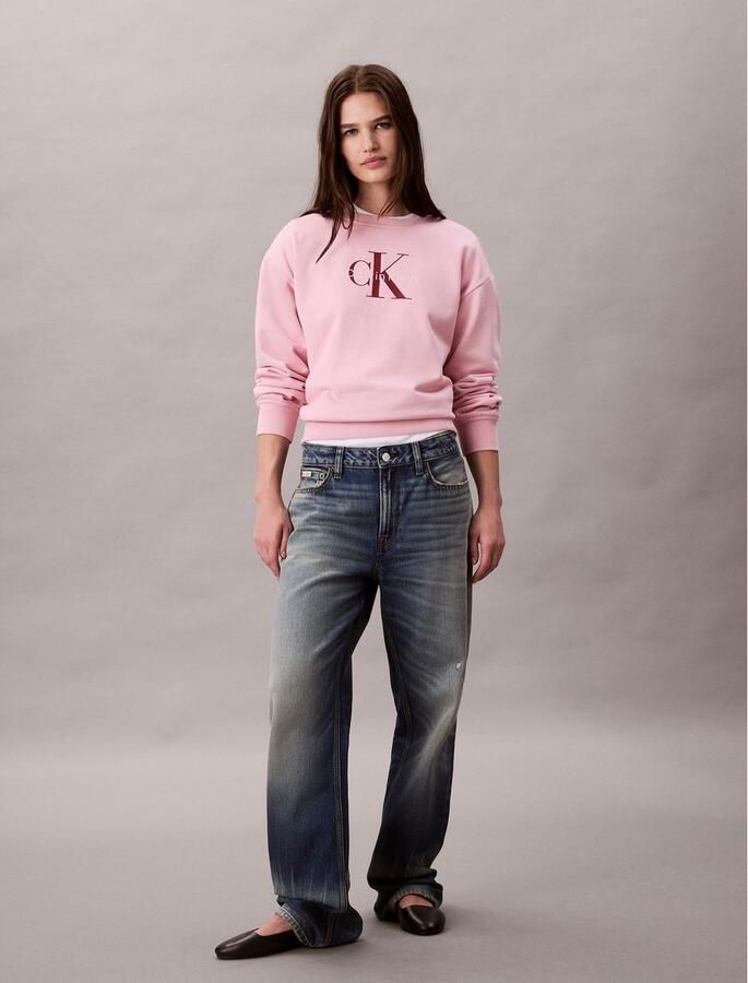 Calvin Klein Jeans Sweater LS MONOLOGO FRENCH TERRY - Foto 3