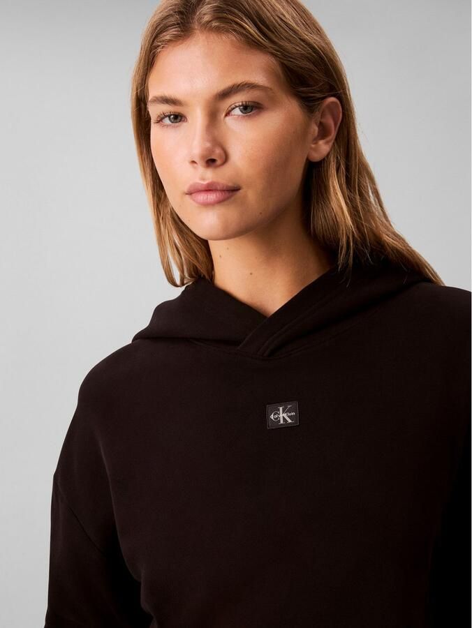 Calvin Klein Sweatshirt met capuchon regular fit geweven merklabel - Foto 2
