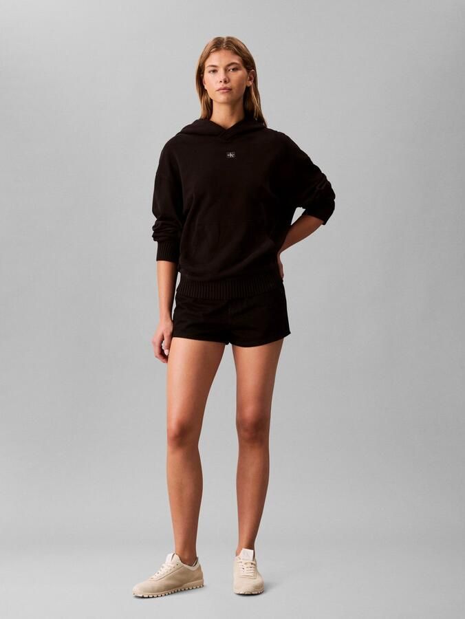 Calvin Klein Sweatshirt met capuchon regular fit geweven merklabel - Foto 3
