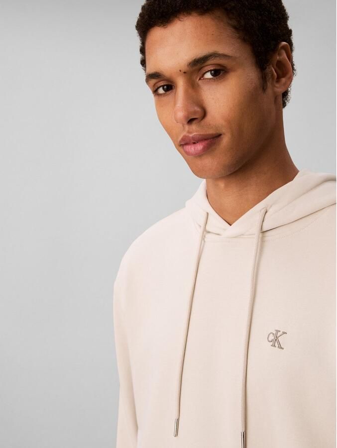 Calvin Klein Sweatshirt MONOGRAM HOODIE regular fit capuchon logoborduurwerk