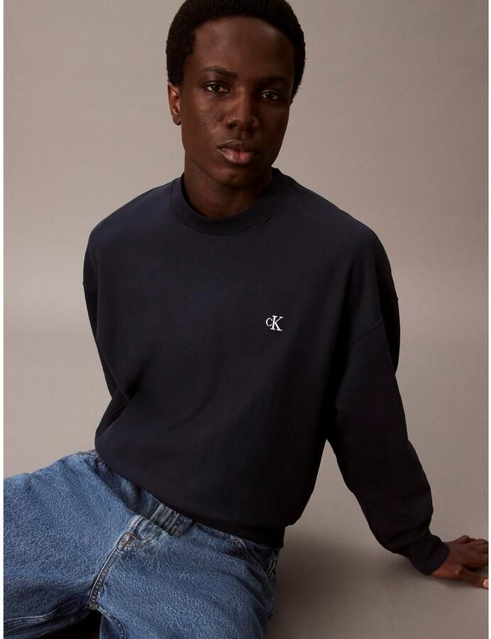 Calvin Klein Jeans Trui PRMM TRRY MNGRM CN S - Foto 3