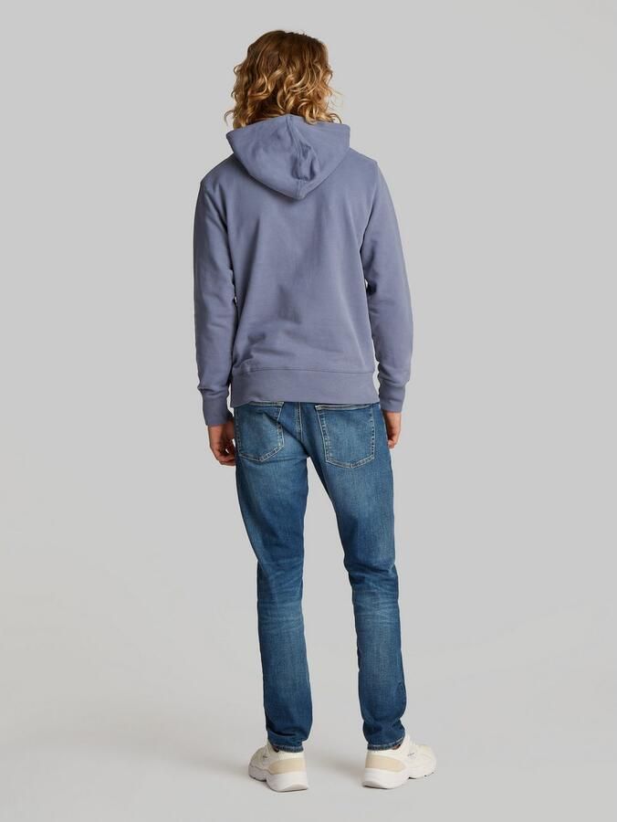 Calvin Klein Sweatshirt WOVEN LABEL HOODIE Kangoeroezak logoborduring - Foto 3