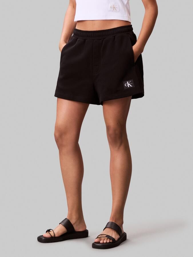 Calvin Klein Sweatshort A FRNCH TRRY BDG L Met elastische taille - Foto 7