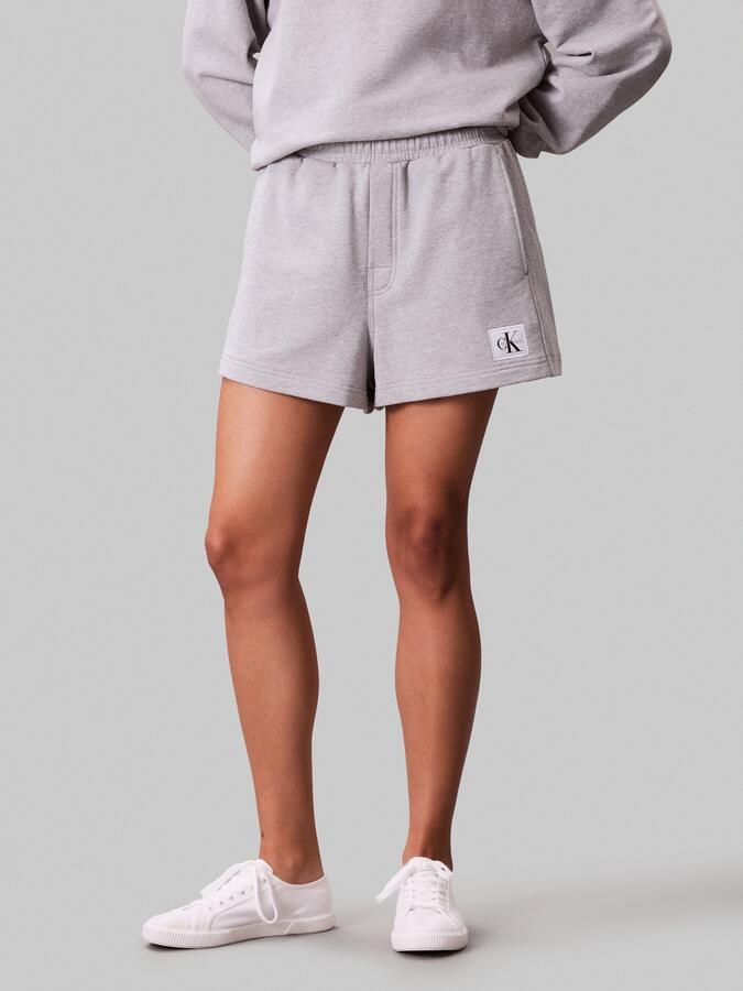 Calvin Klein Sweatshort A FRNCH TRRY BDG L Met elastische taille - Foto 8