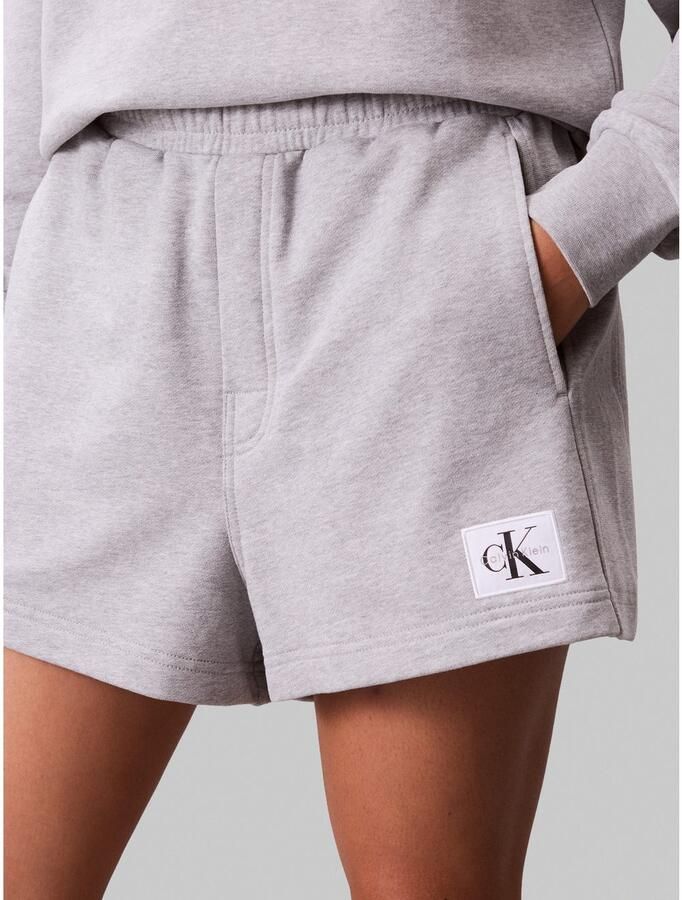 Calvin Klein Sweatshort A FRNCH TRRY BDG L Met elastische taille - Foto 3