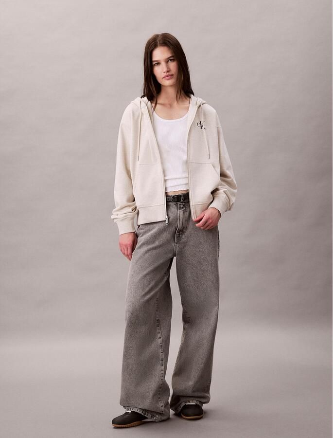 Calvin Klein Jeans Sweater MONOLOGO FRENCH TERR LV047B270G - Foto 4