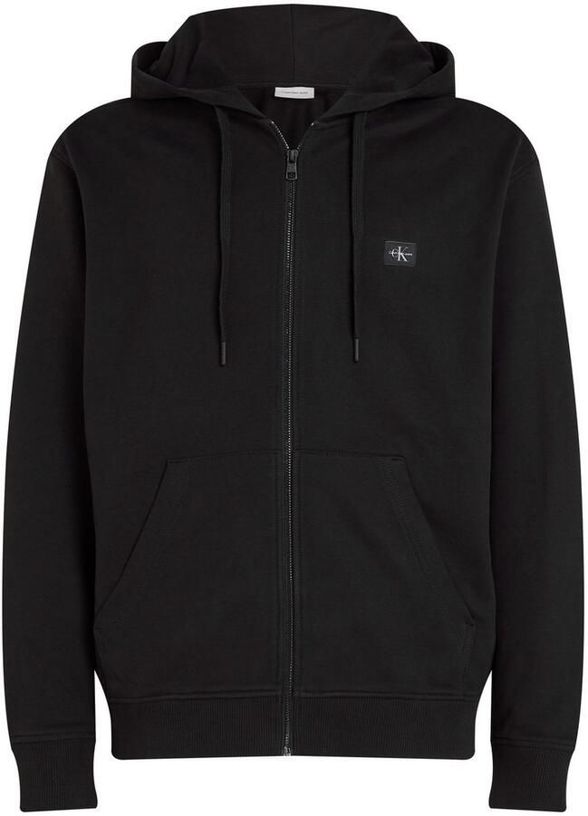 Calvin Klein Sweatvest WOVEN LABEL ZIP THROUGH HOODIE - Foto 5