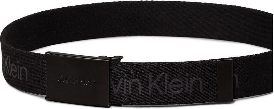Calvin Klein Synthetische riem CALVIN LOGO CANVAS BELT Logoprinten riemsluiting - Foto 3