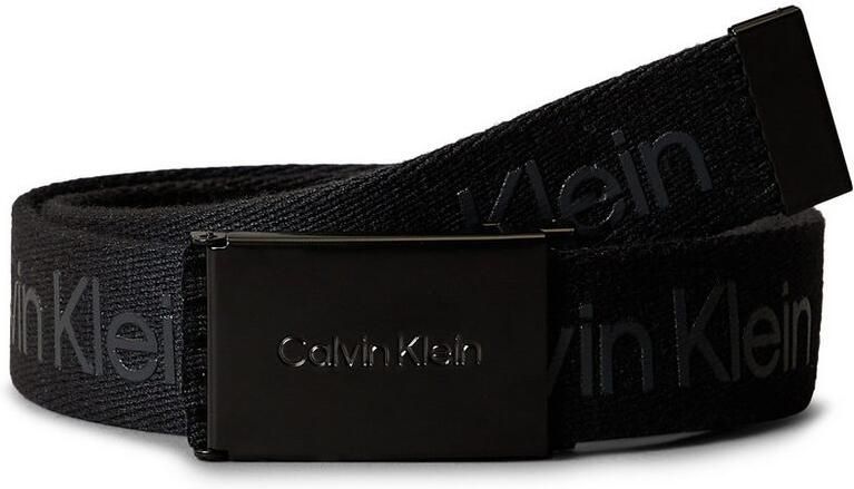 Calvin Klein Synthetische riem CALVIN LOGO CANVAS BELT Logoprinten riemsluiting - Foto 4