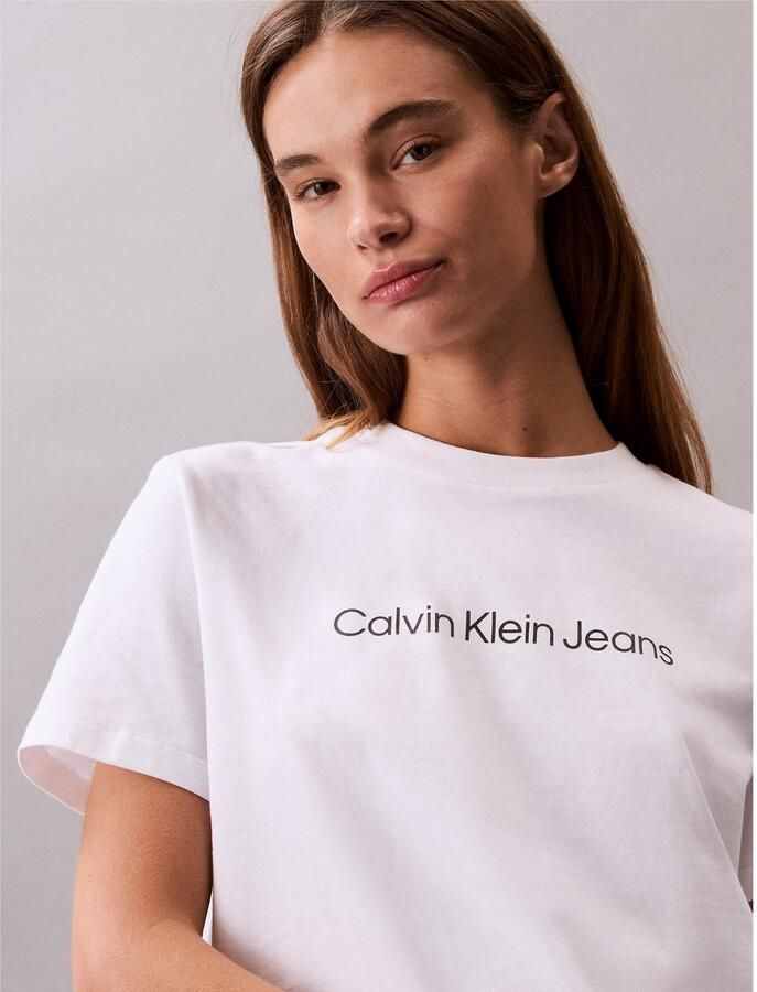 Calvin Klein Jeans T-shirt Korte Mouw A- INST. LOGO CLASSIC TEE SS - Foto 2