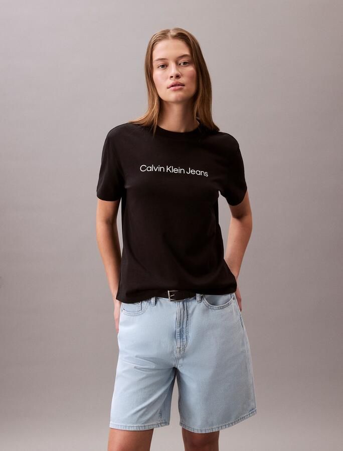 Calvin Klein Jeans T-shirt Korte Mouw A- INST. LOGO CLASSIC TEE SS - Foto 6