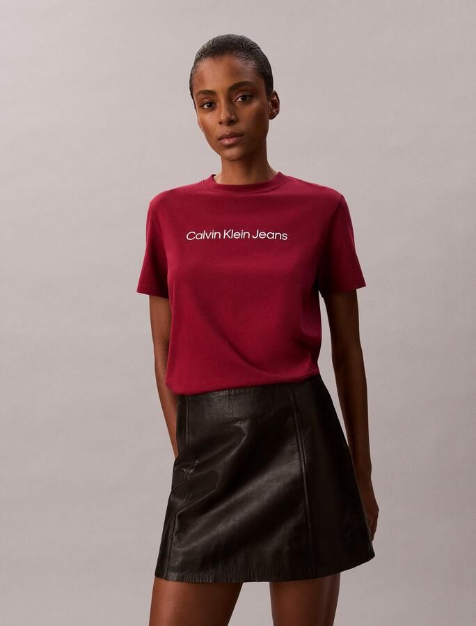 Calvin Klein T-shirt met een logo-opschrift - Foto 5