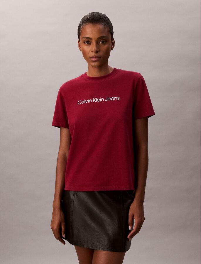 Calvin Klein T-shirt met een logo-opschrift