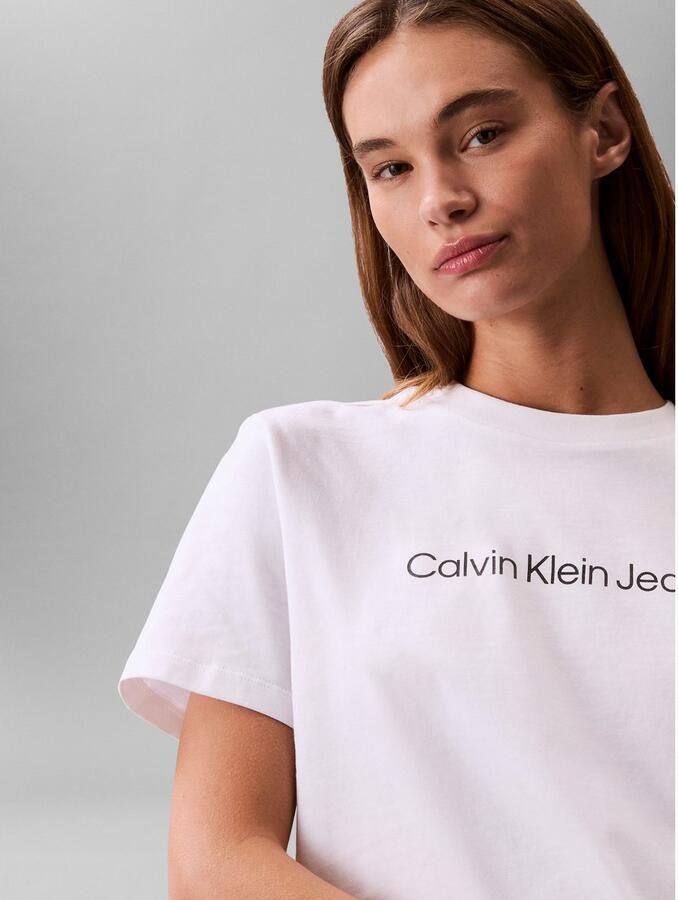 Calvin Klein Jeans T-shirt Korte Mouw A- INST. LOGO CLASSIC TEE SS - Foto 6
