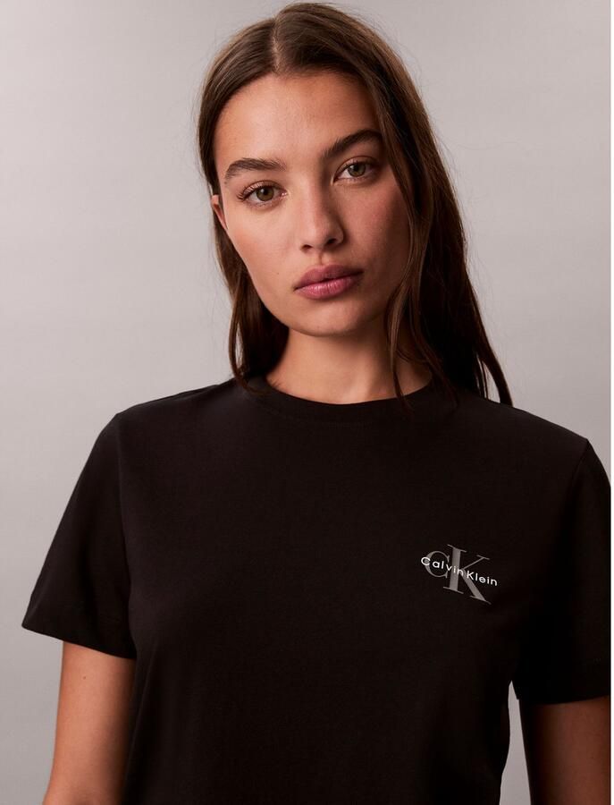 Calvin Klein T-shirt Met een ronde hals (2-delig Set van 2) - Foto 2