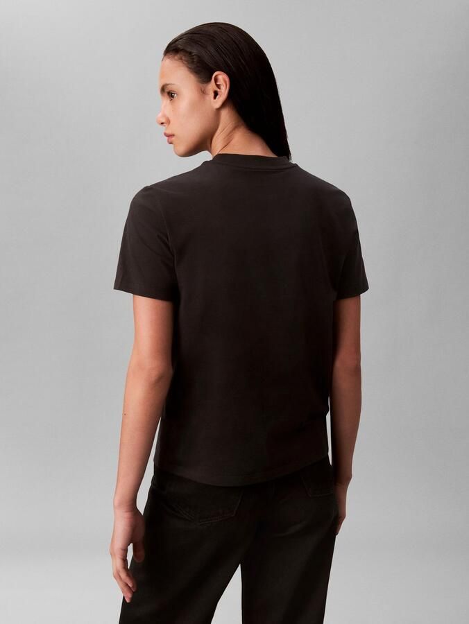 Calvin Klein Jeans T-shirt met labelprint in een set van 2 stuks - Foto 6