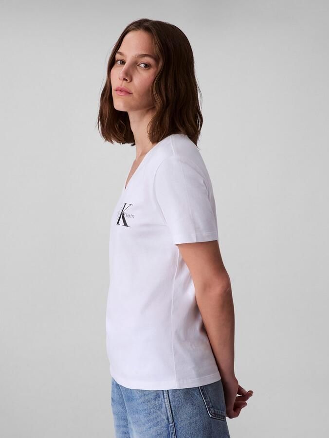Calvin Klein T-shirt Met V-hals (2-delig Set van 2) - Foto 6